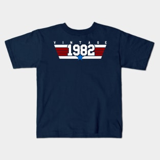 Vintage 1982 Aviator Kids T-Shirt